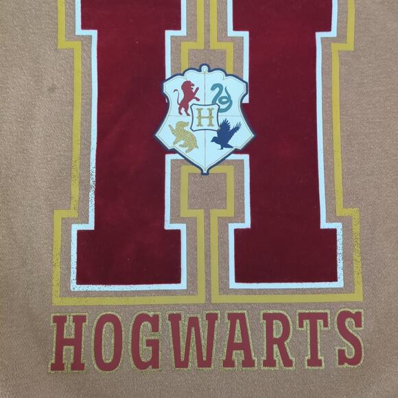 H&M Harry Potter Hogwarts girl Beige long sleeve Pullover Sweater Size 6X/7 GUC - Picture 9 of 9